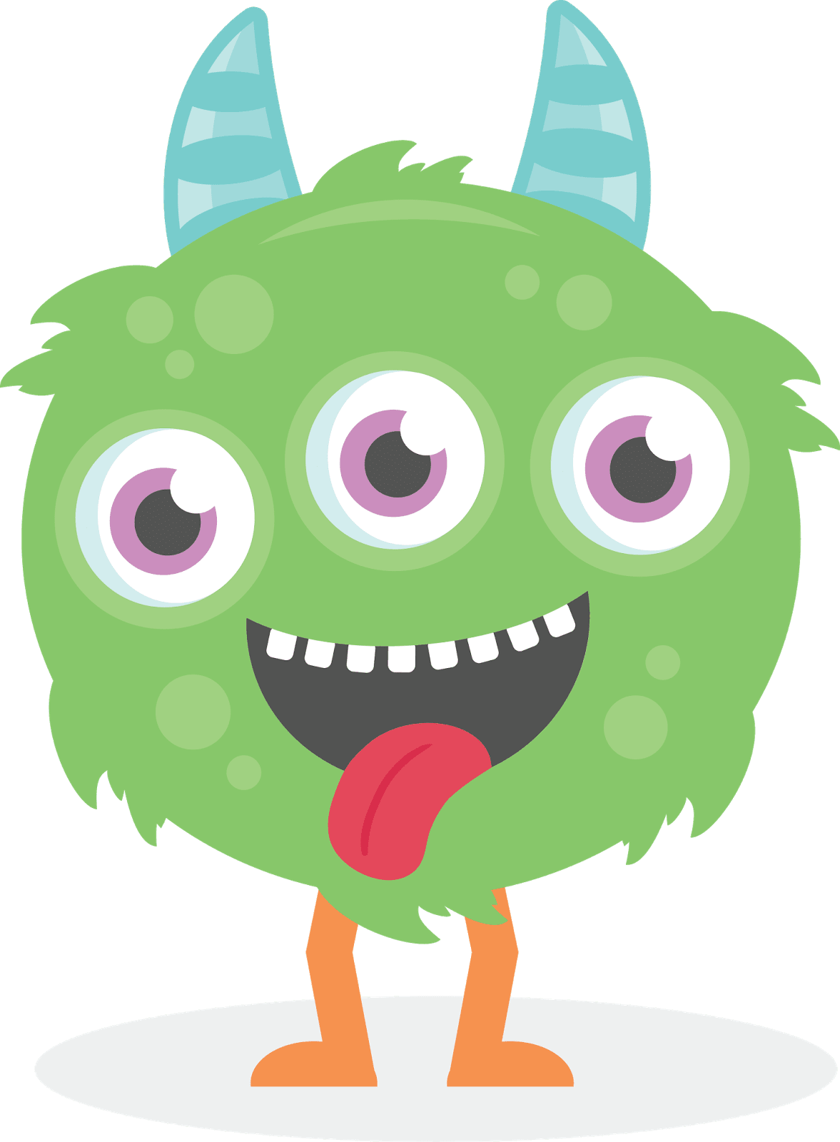 Zoo fun miss kate cuttables monster clipart cute quilt vector