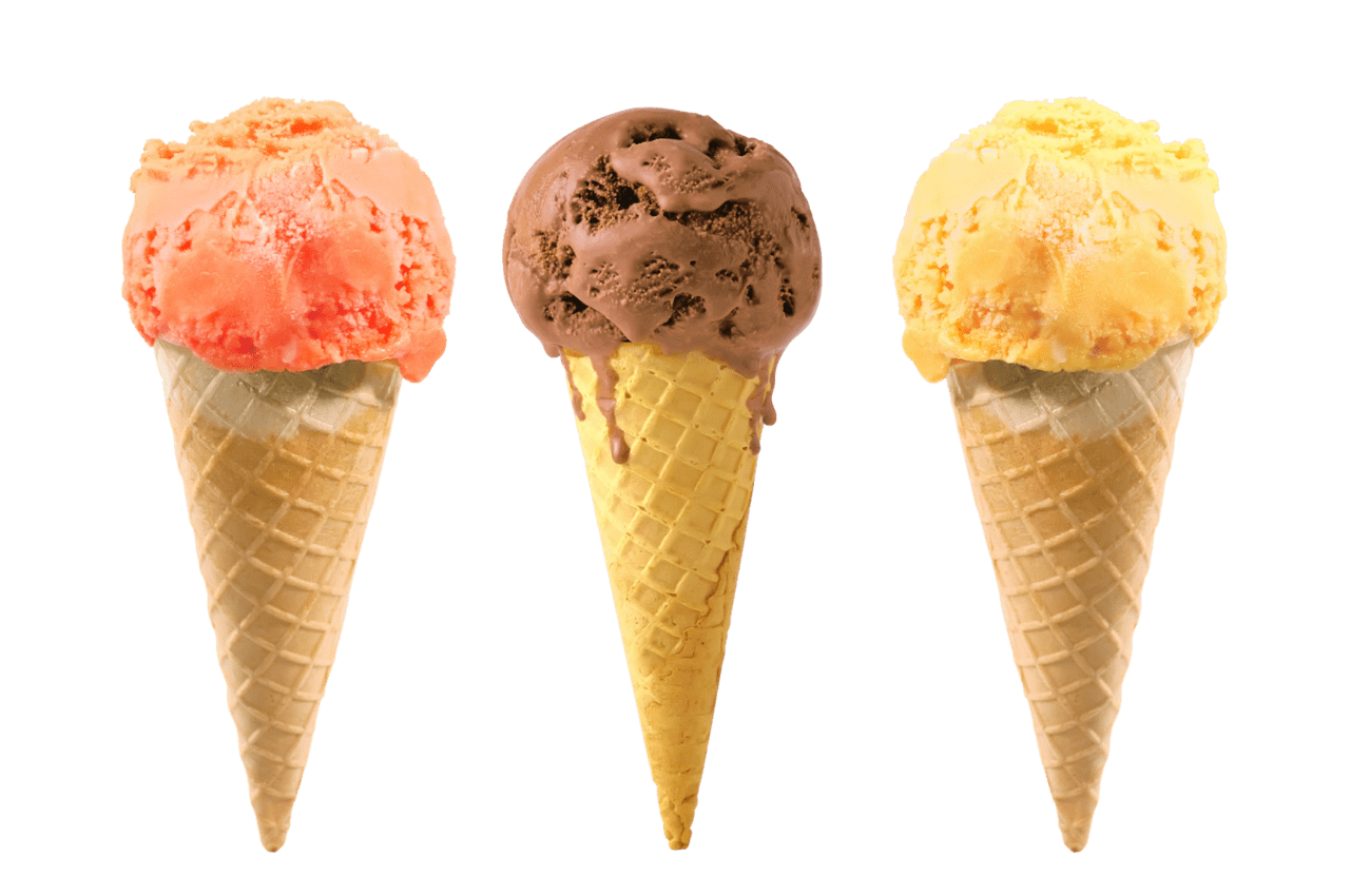 Ice cream cone pin page clipart background 4