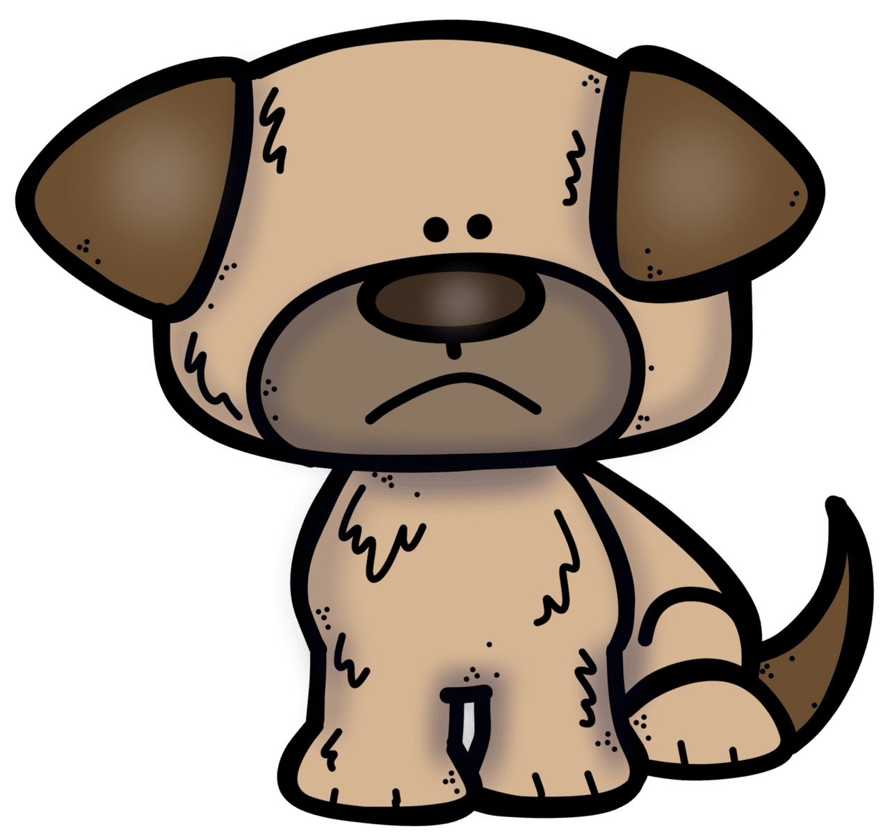 Puppy pin page clipart free