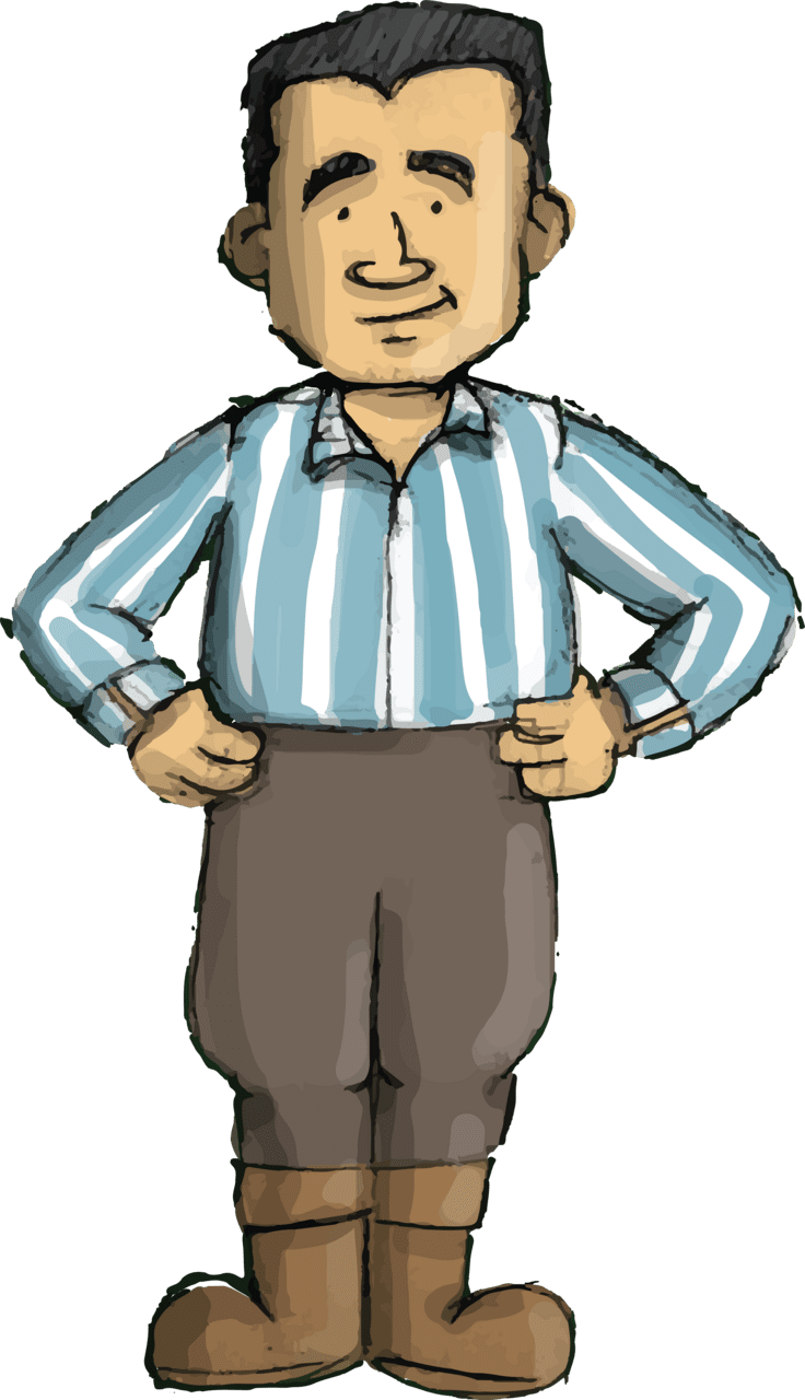 Man pin page clipart clip art 2