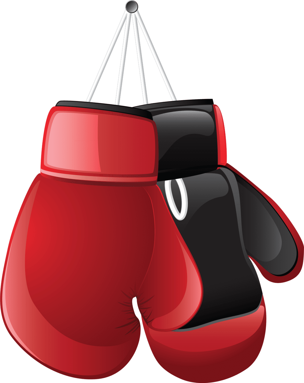 Boxing gloves clipart image with no background