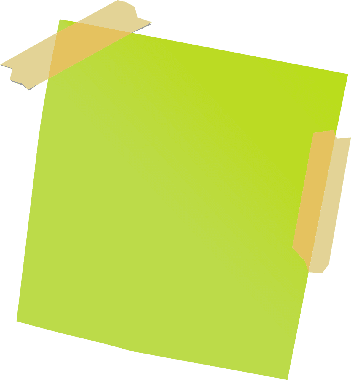 Notebook green sticky notes clipart background