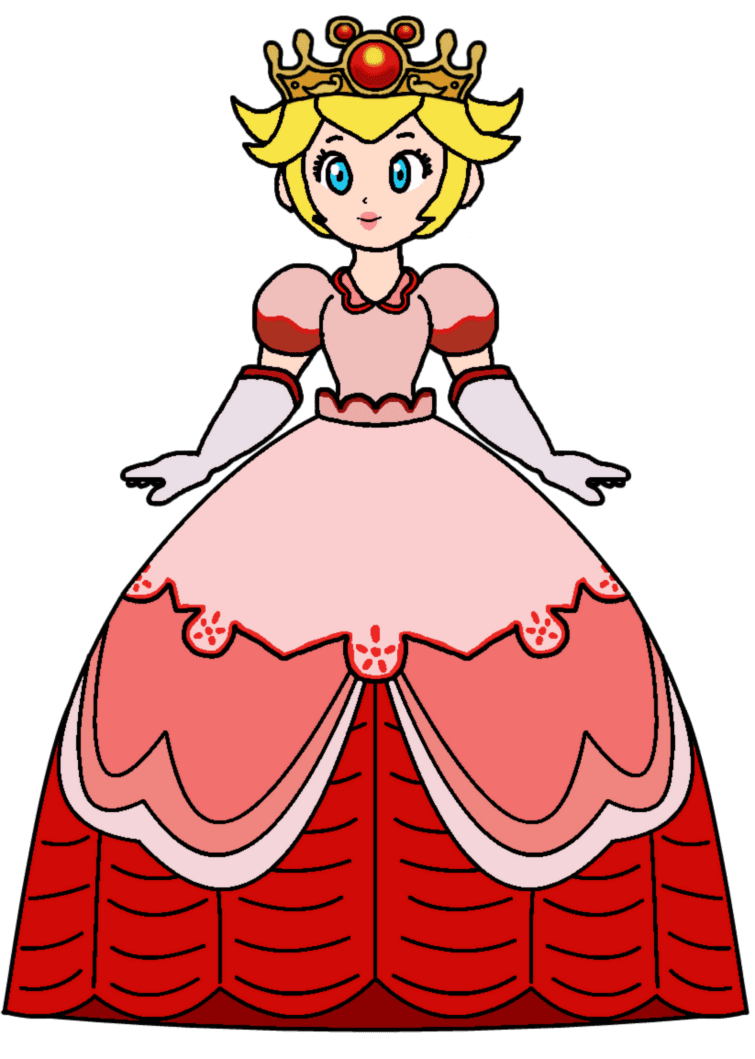 Peach queen minnie by katlime deviantart clipart vector