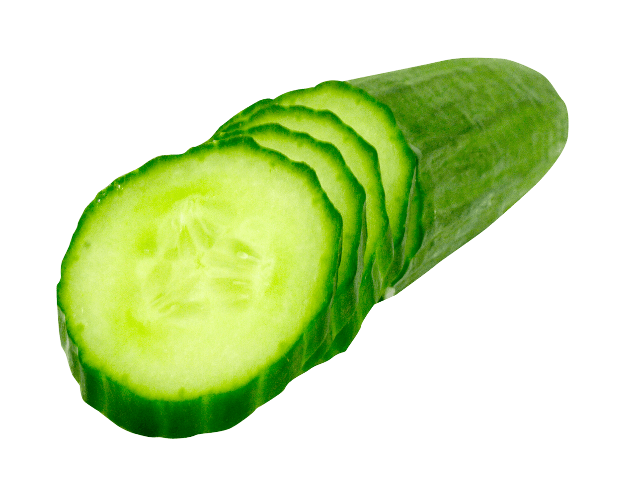 Pickle cucumber slice image for clipart