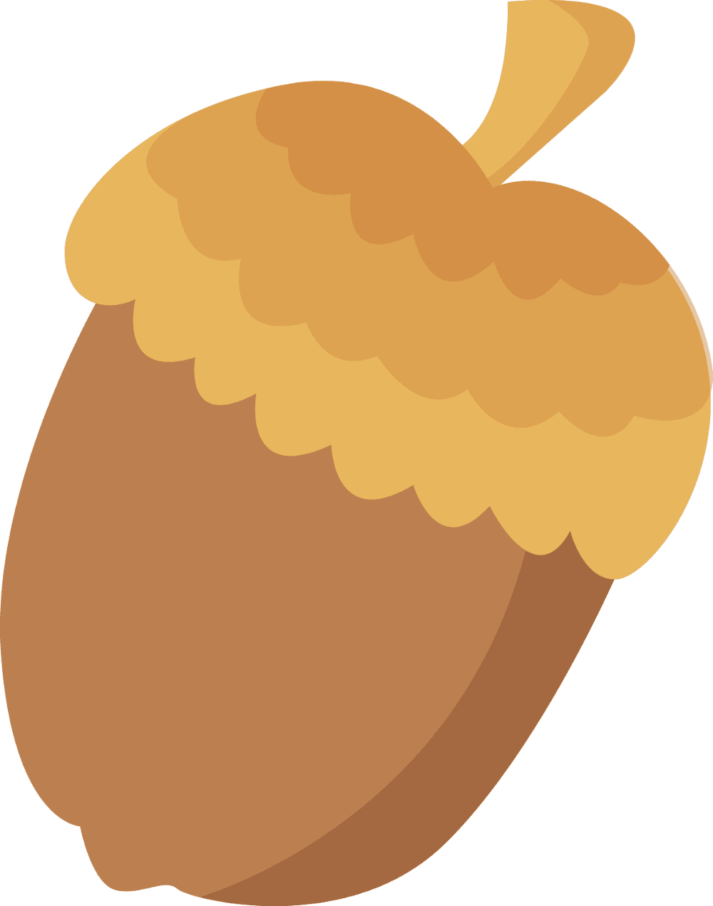 Acorn pin page clipart picture