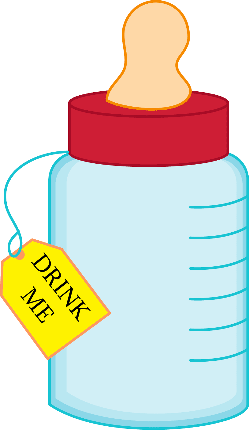 Drink alice in babyland clipart image