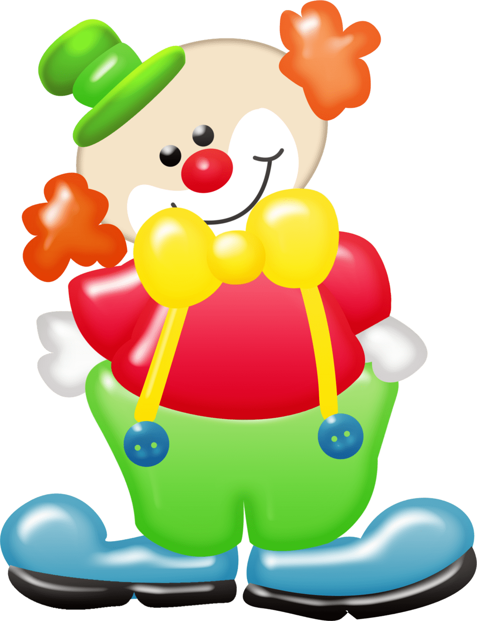 Clown pin page clipart photo 3