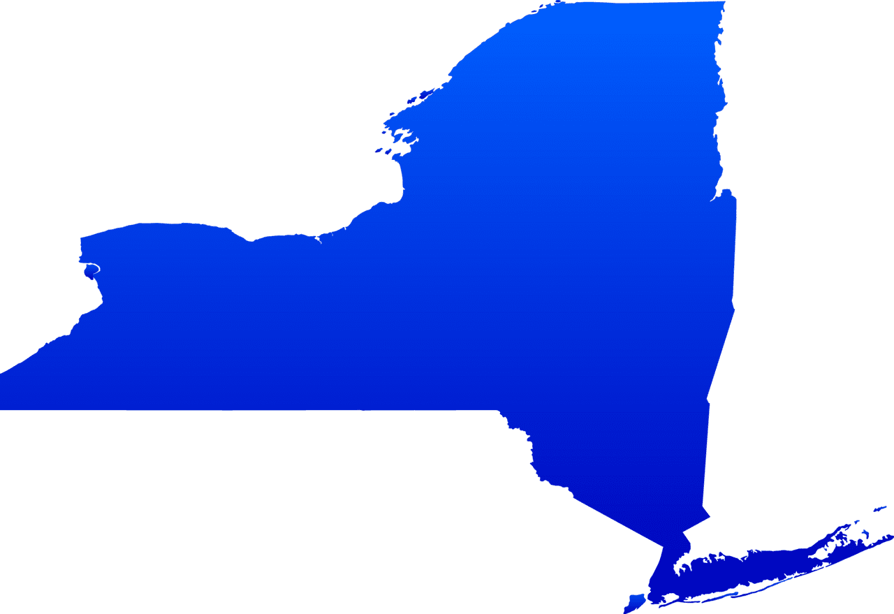 Map new york state clipart transparent