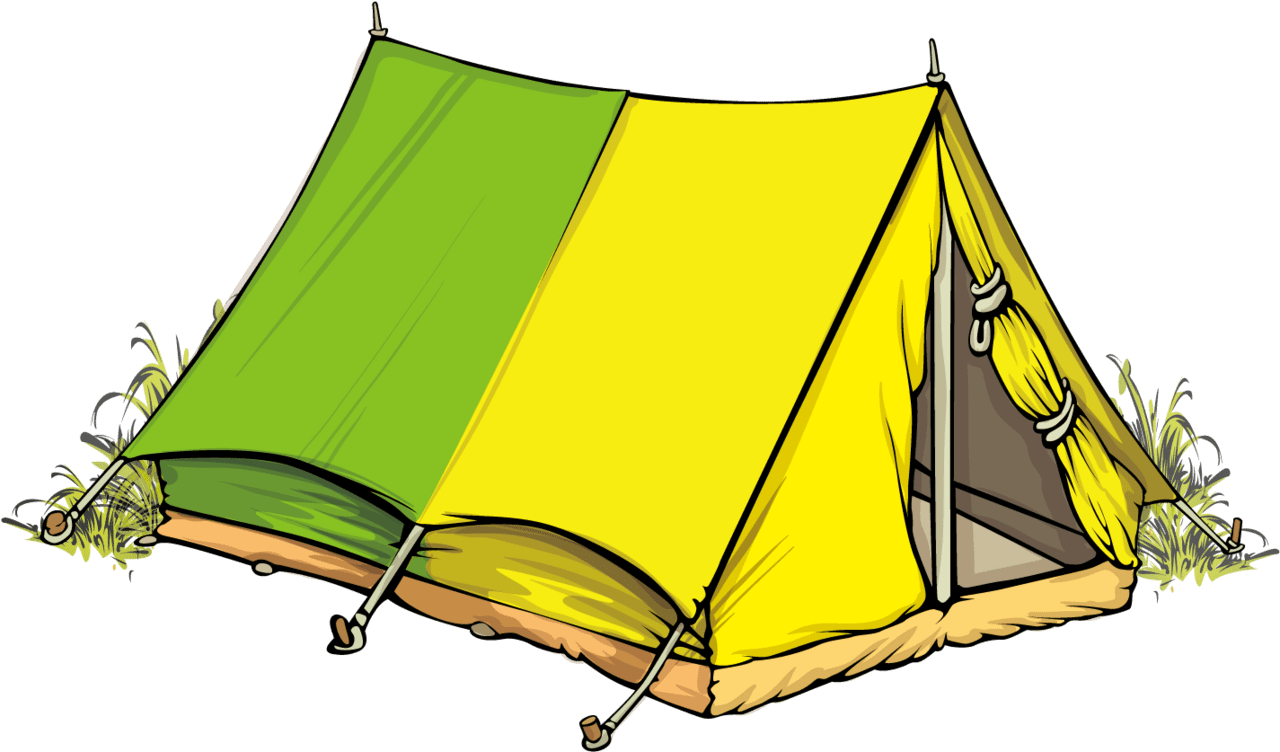 Tent editable camp invitation templates able clipart vector