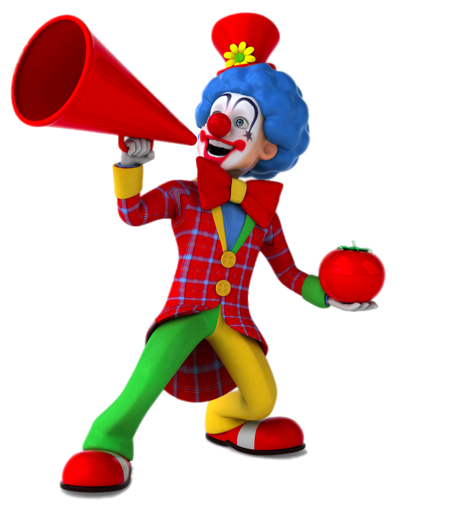 Clown pin page clipart photo