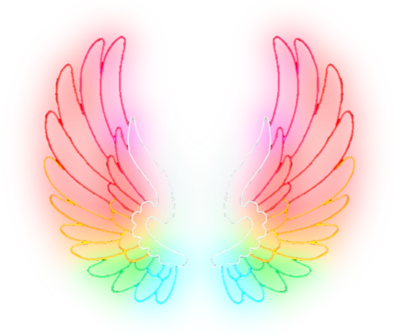 Angel wings pin page clipart photo 2