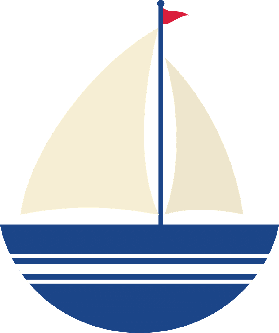 Sailboat pin page clipart background