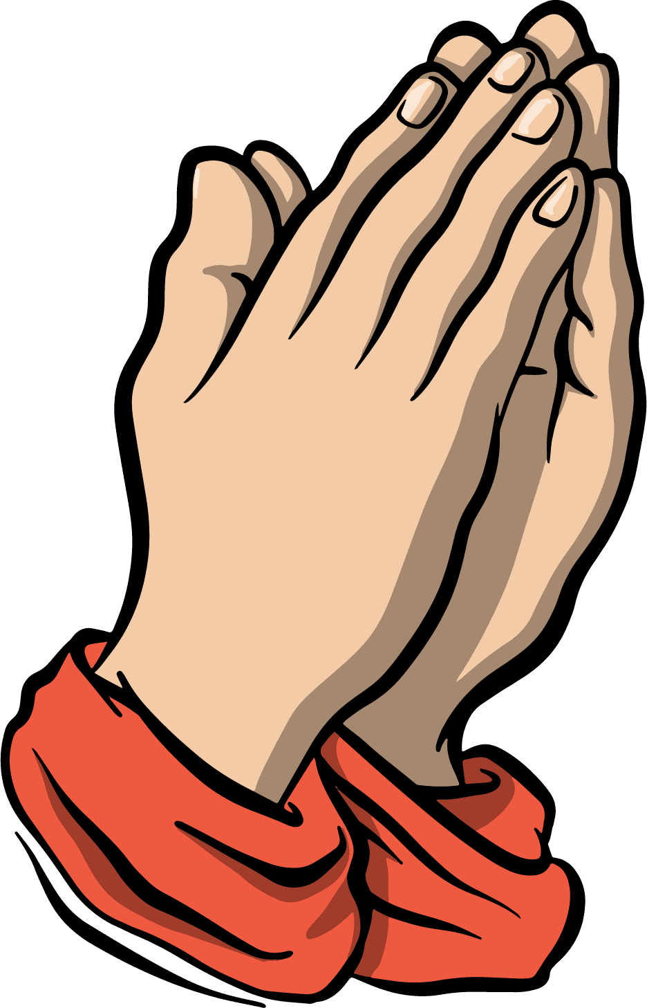 Praying hands clipart gospel doodle free