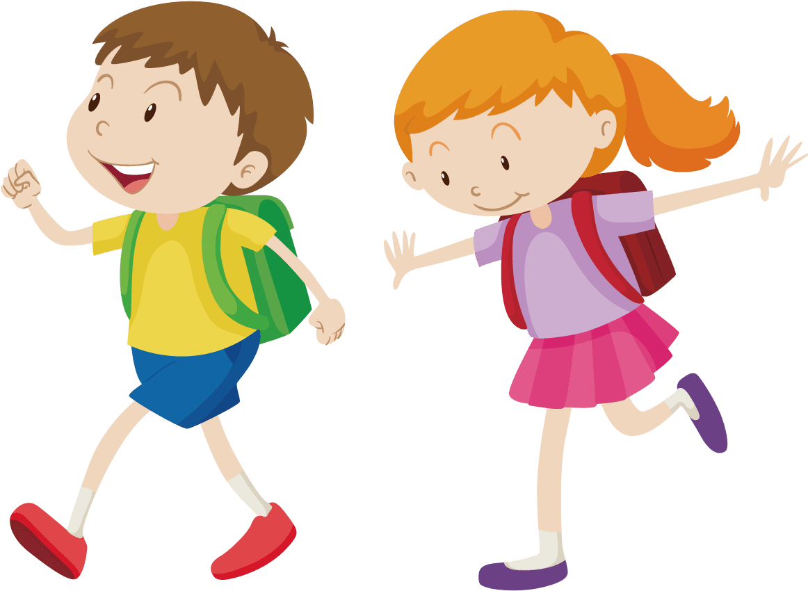 Walking images clipart