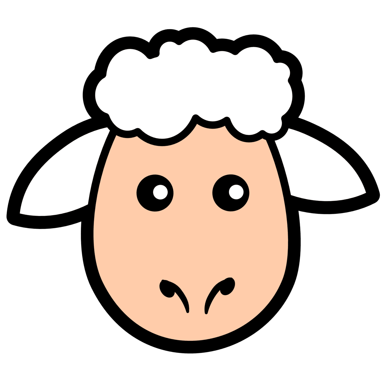 Lamb sheep clipart image