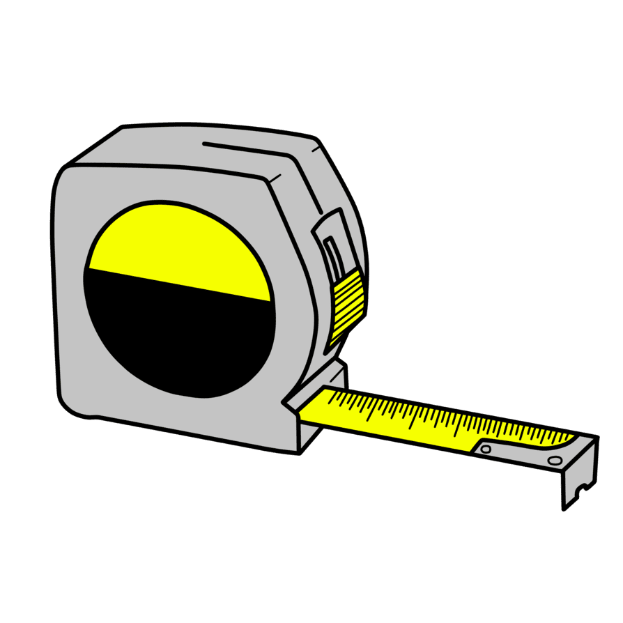 Ruler measure tape clipart photo