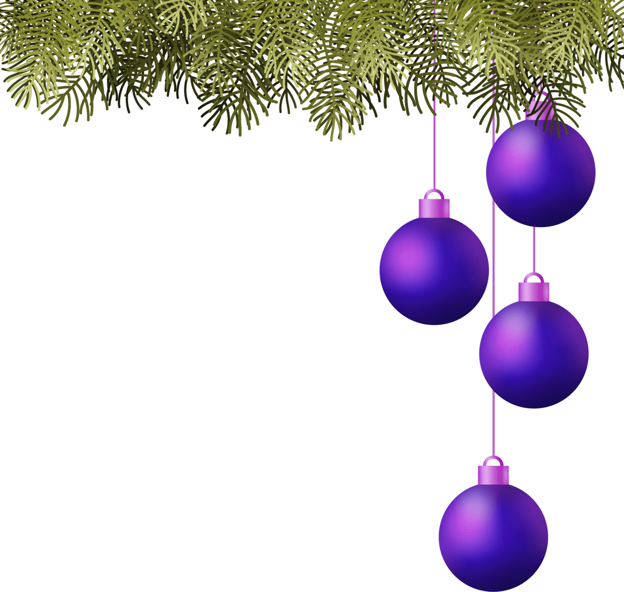 Christmas balls tree lighting ornament decoration image clipart