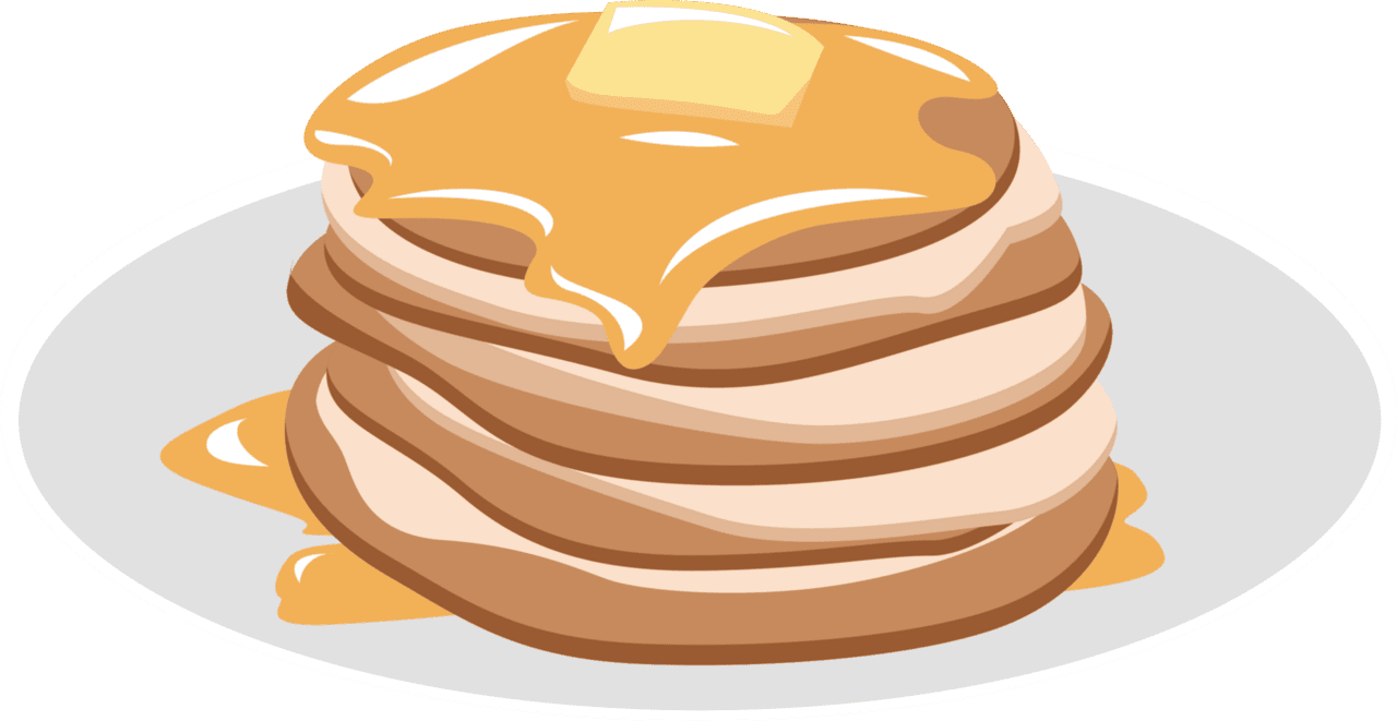 Pancake graphic clipart design free