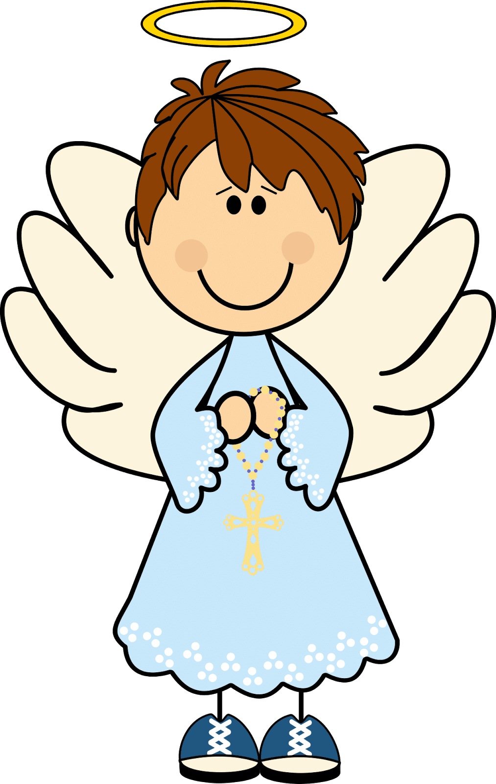 Angel wings pin page clipart logo