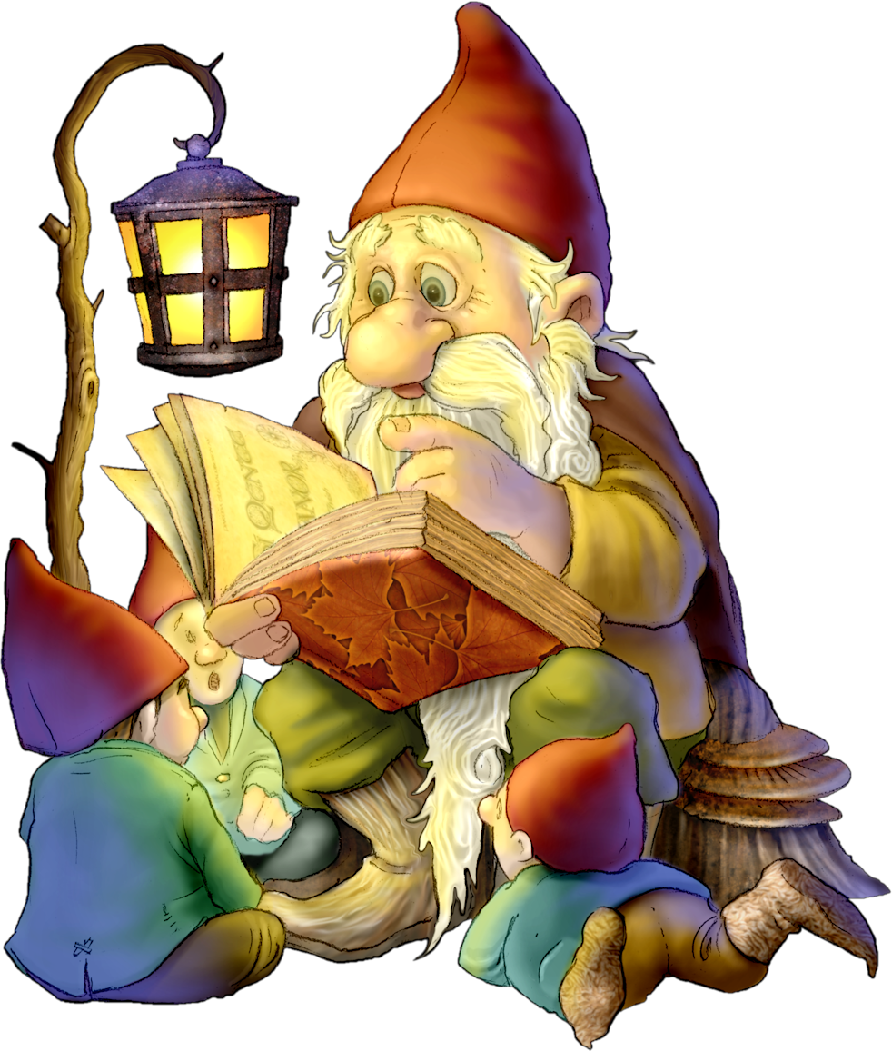 Gnome the great sweeping of ammowan clipart clip art 2