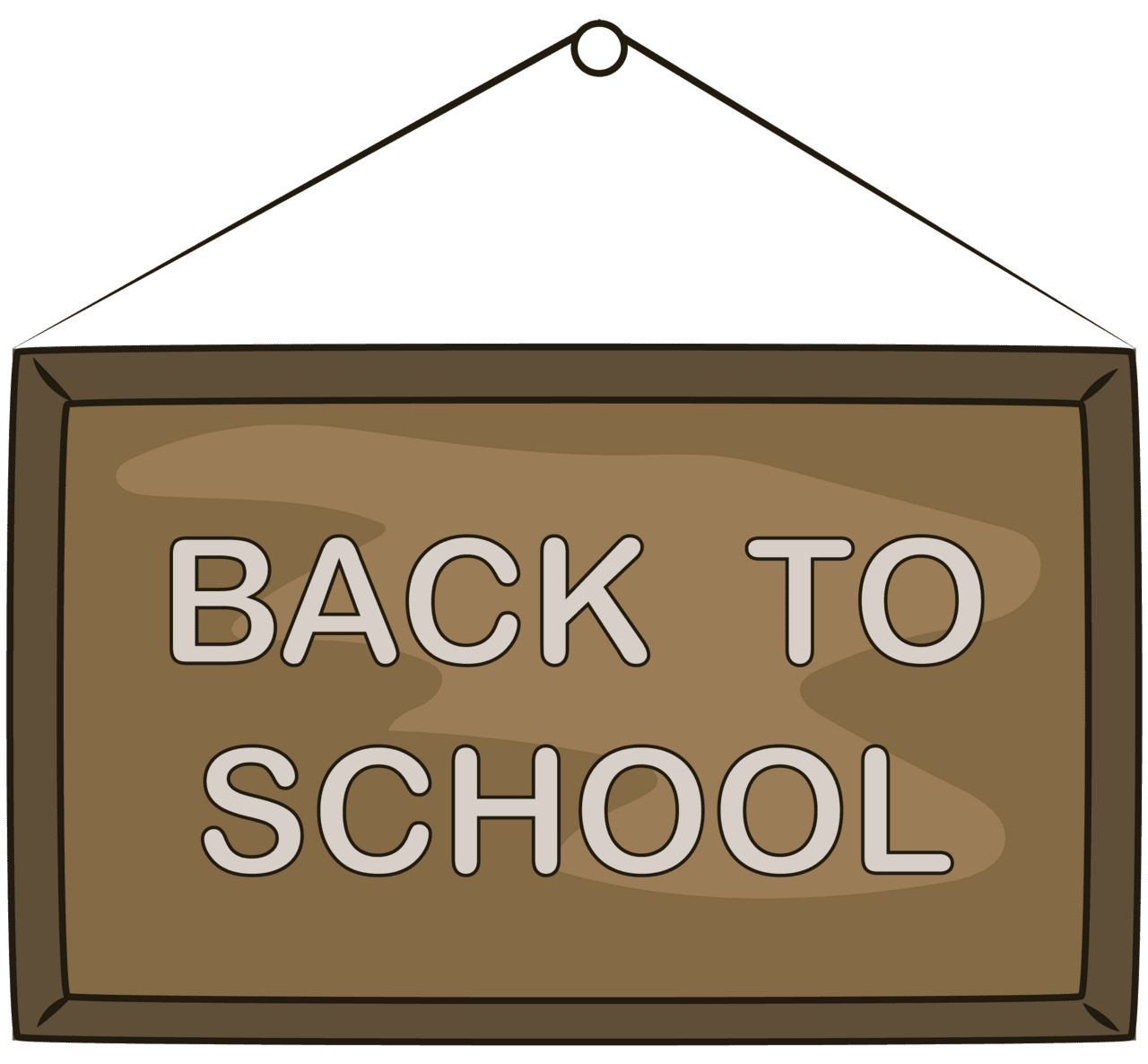 Back to school board vector clipart images