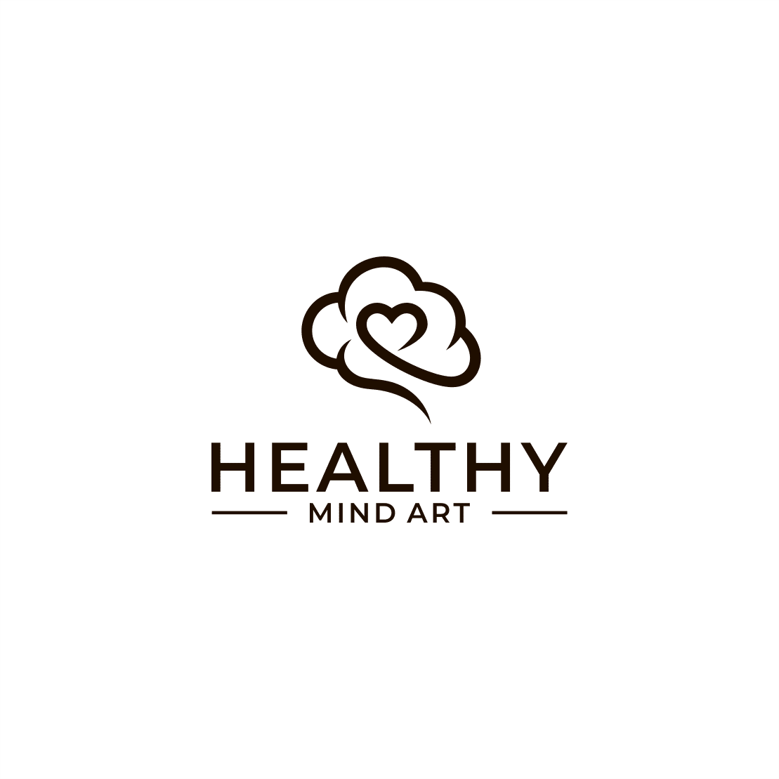 Design heart brain logo for mental health pany contest clipart