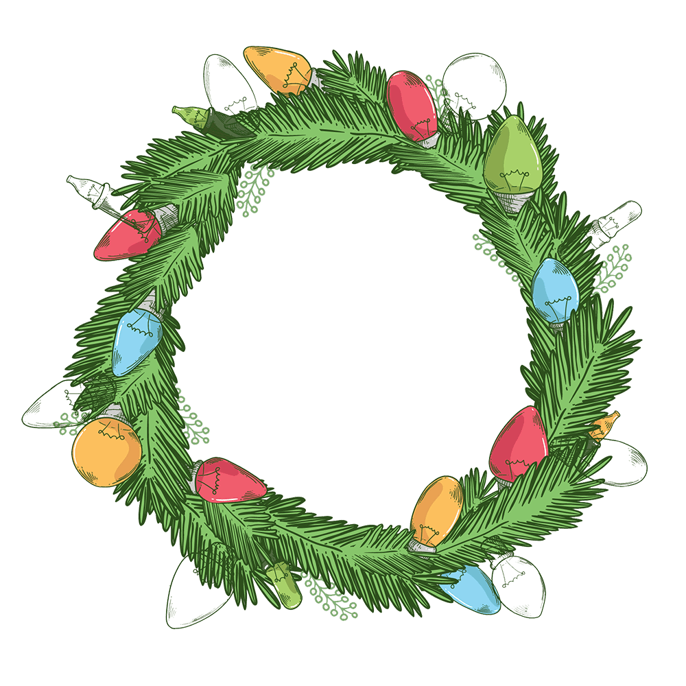 Cute christmas lights clipart for your holiday decorations photo 3