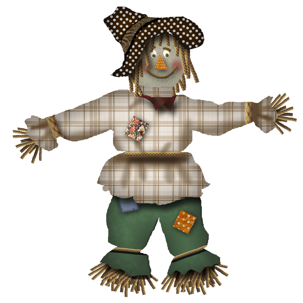 Youtube autumn scarecrow clipart clip art