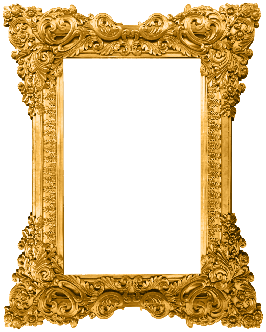 Picture frame pattern puter gold clipart