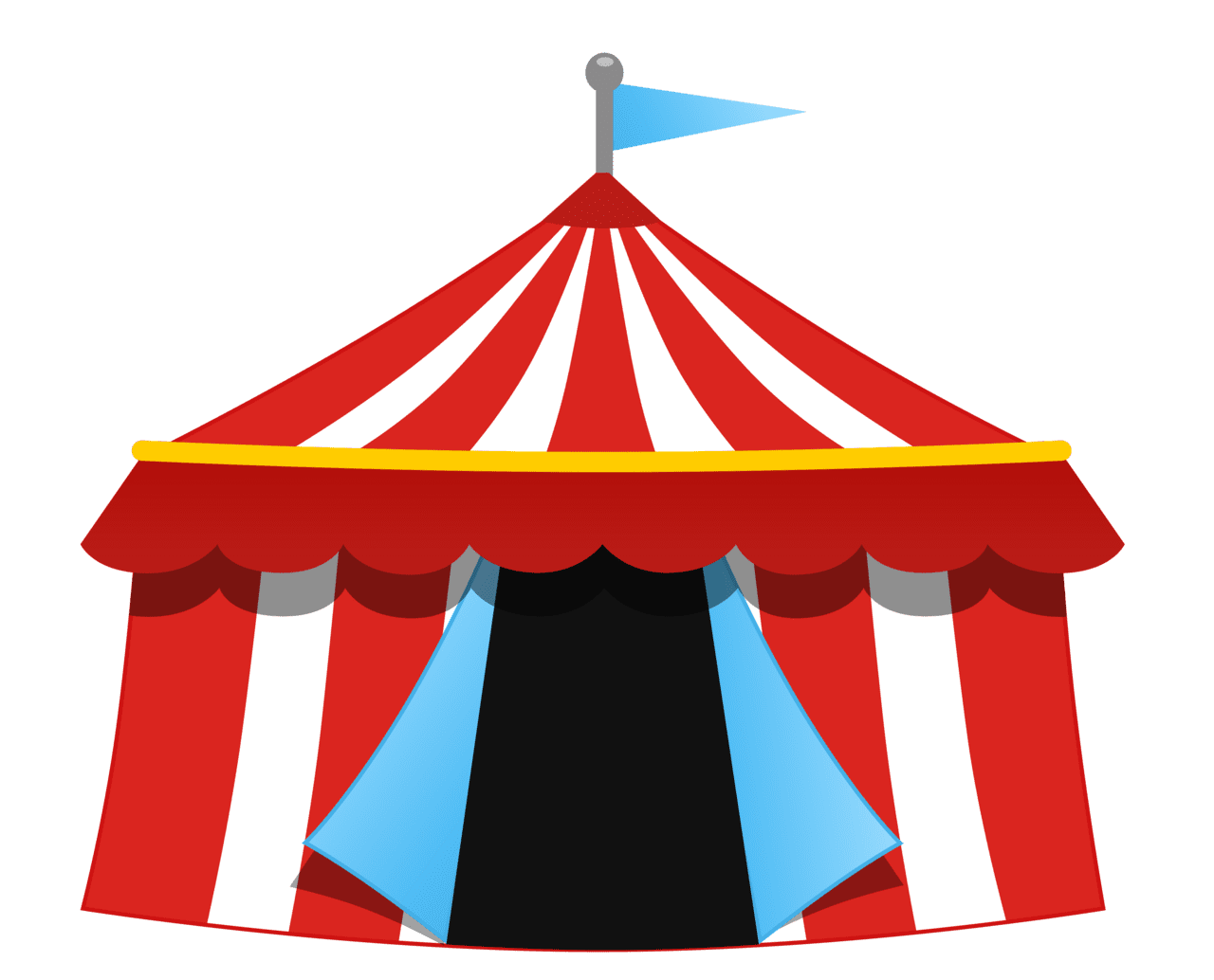 Tent page clipart free