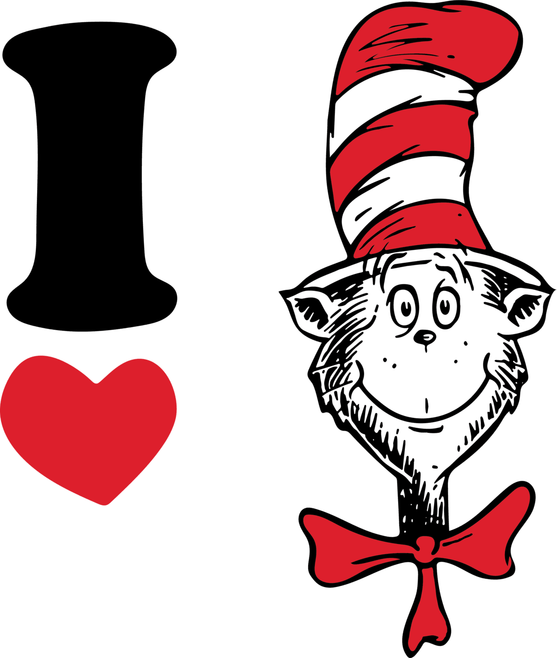 Love cat in the hat dr seuss clipart teacher photo