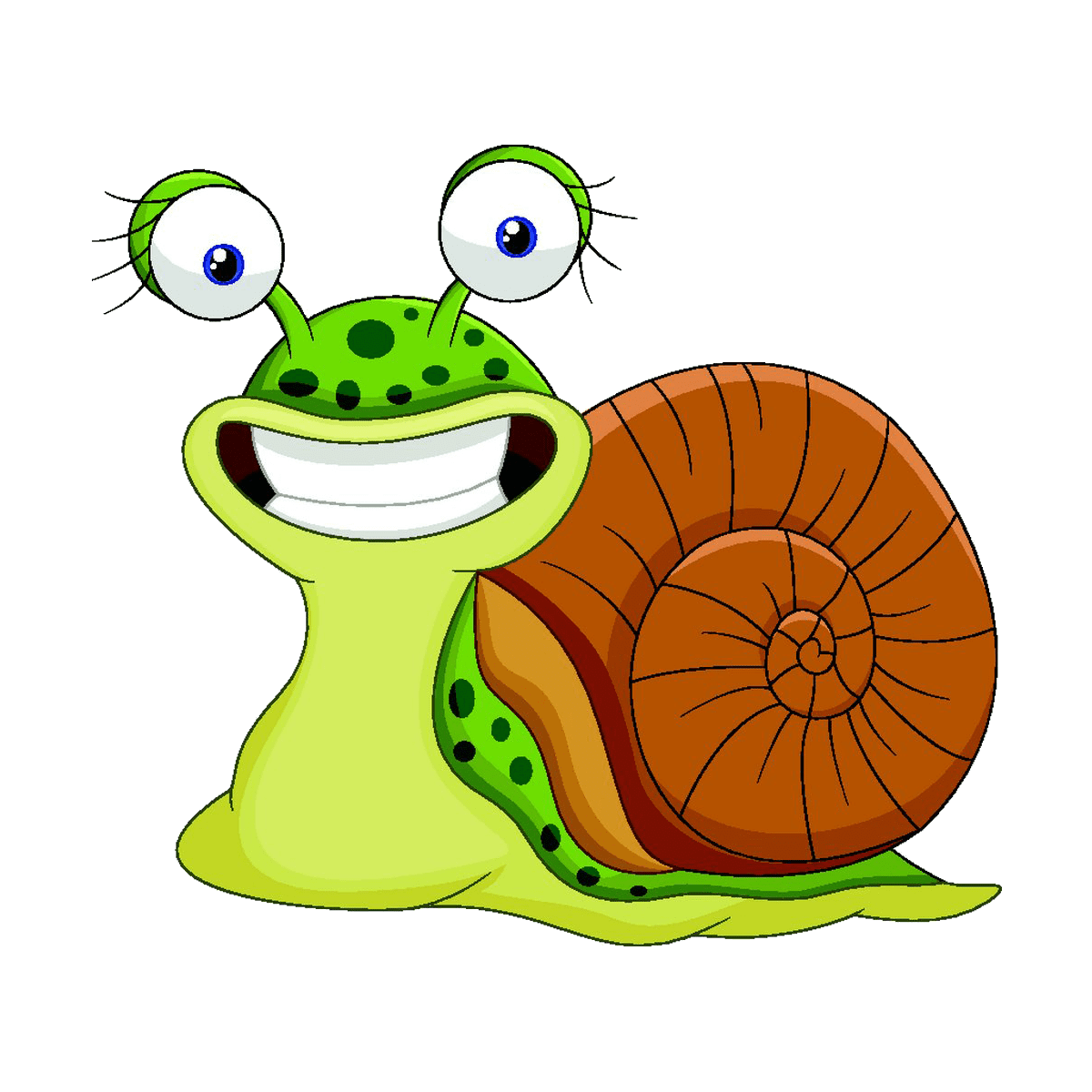 Snail pin page clipart vector