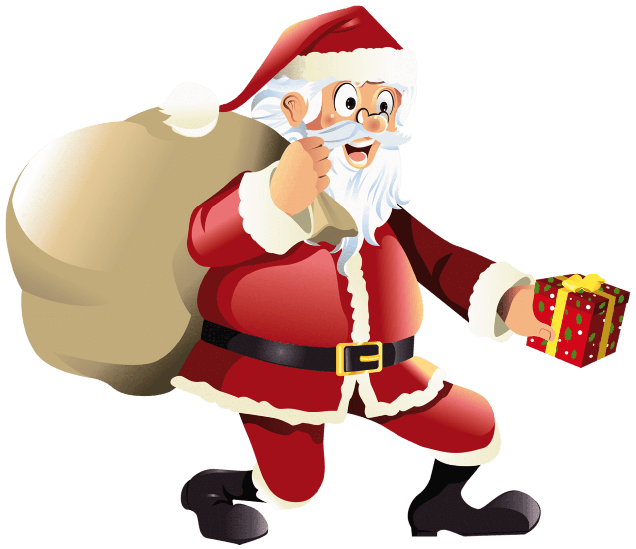 Santa claus image with background clipart