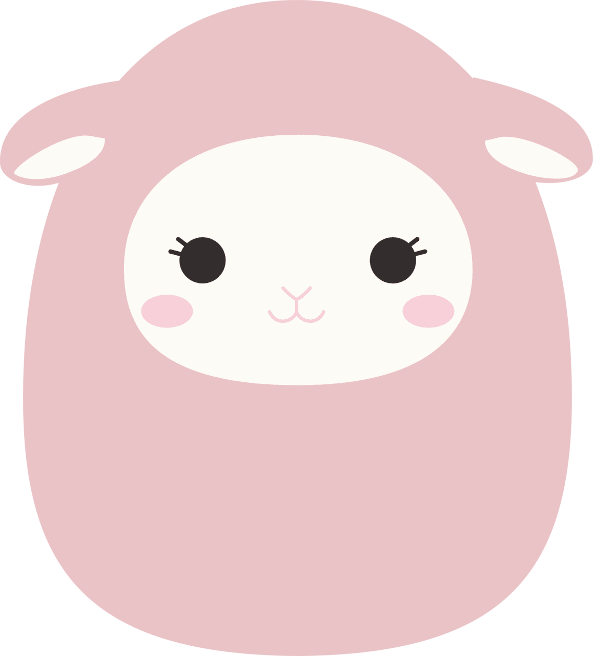 Lamb squishmallows clipart image