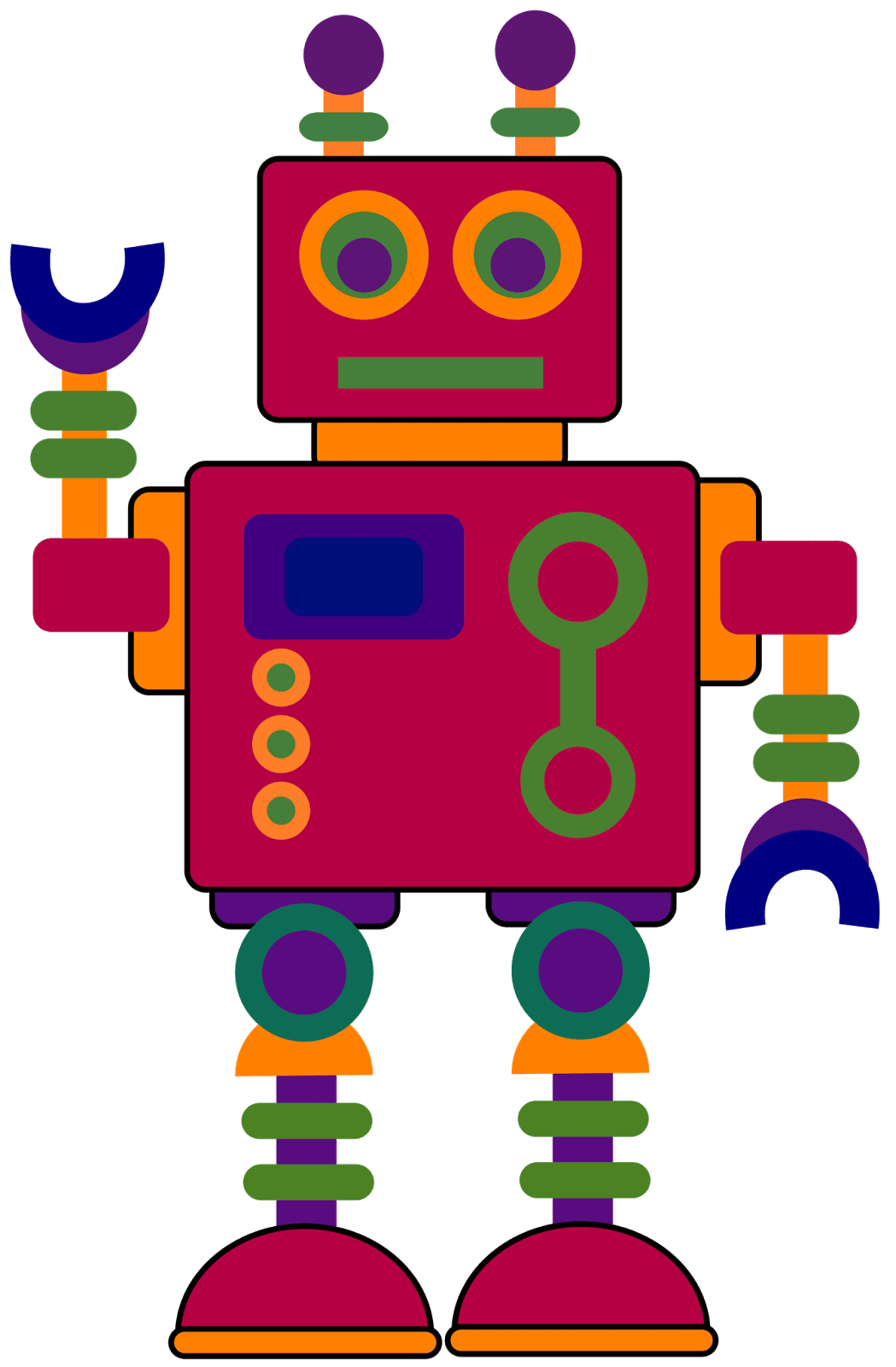 Robot clipart images