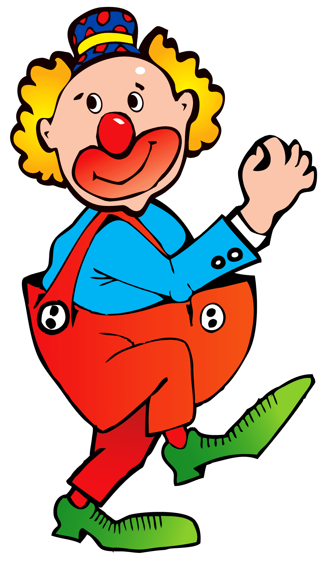 Clown pin page clipart free