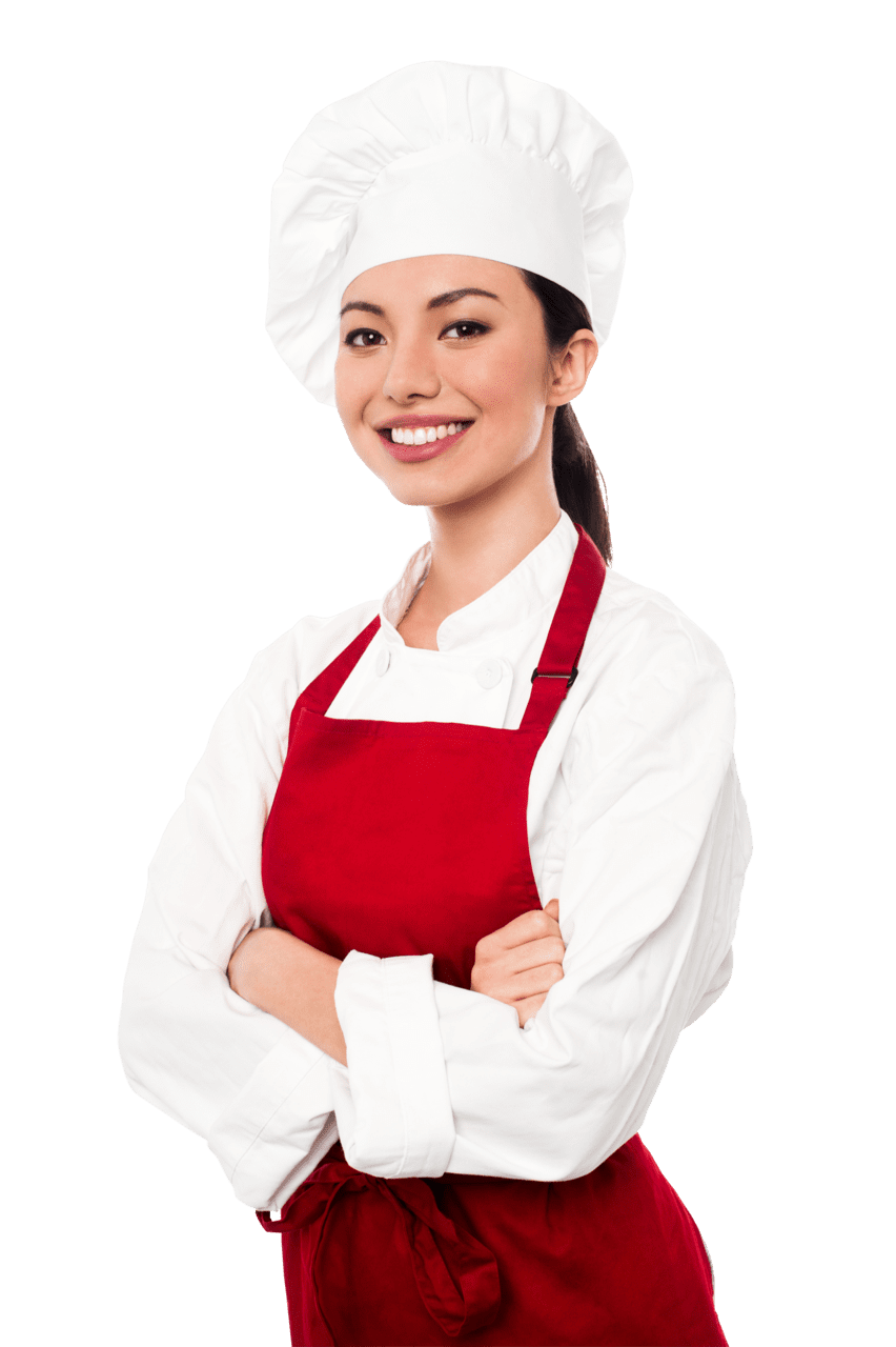 Female chef clipart free