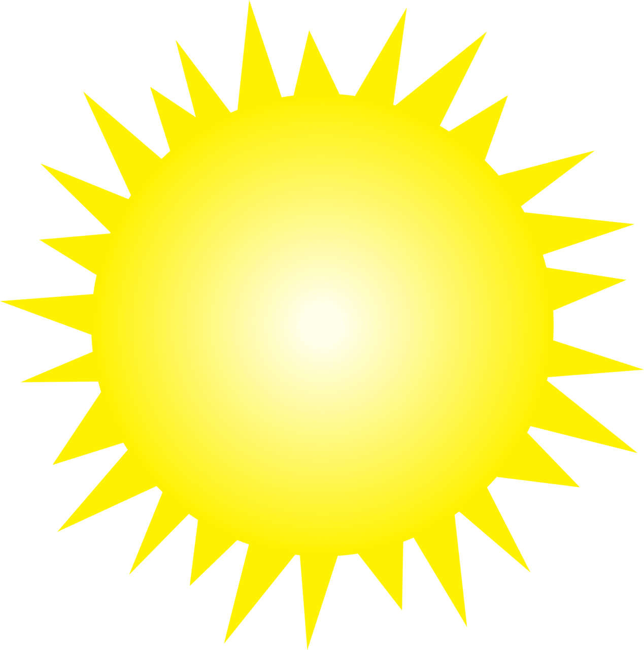 Light sun clipart picture