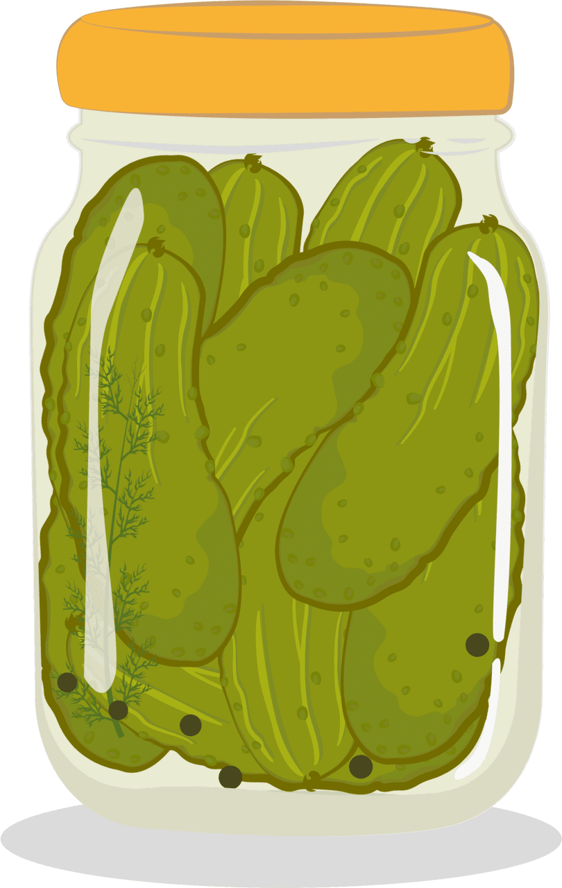 Pickle cucumber pickling jar foods vegetable of clipart large size image