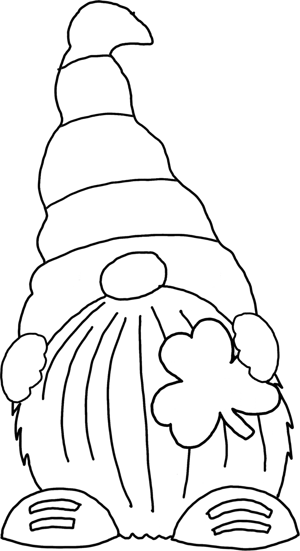 Gnome pin page clipart image 7