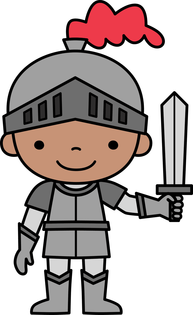 Sword pin page clipart image 2