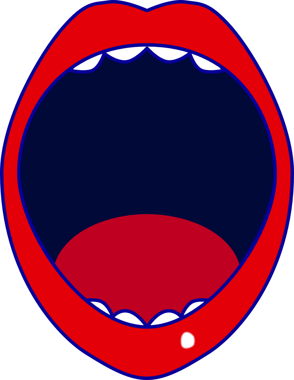 Mouth boca abierta clipart background