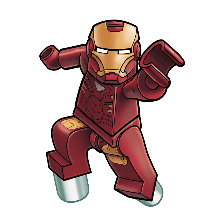 Lego iron man clipart transparent