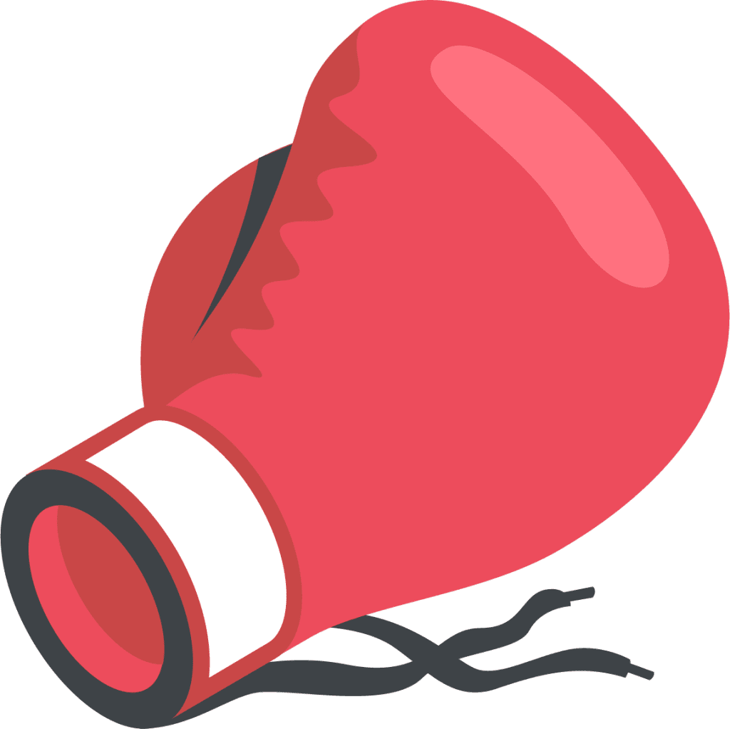 Boxing gloves glove emoji for clipart clip art