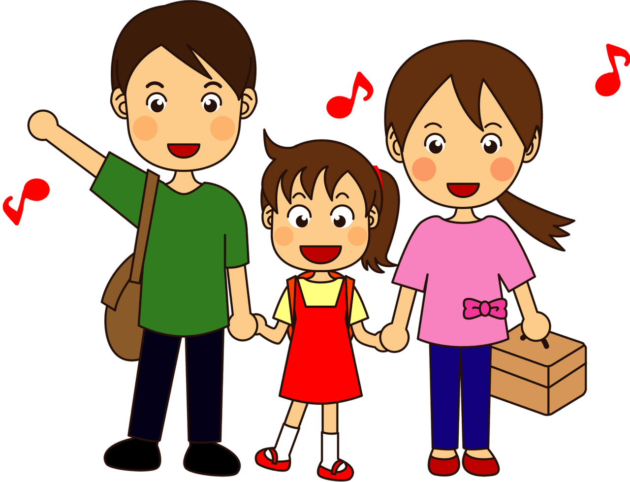Family picnic clipart transparent