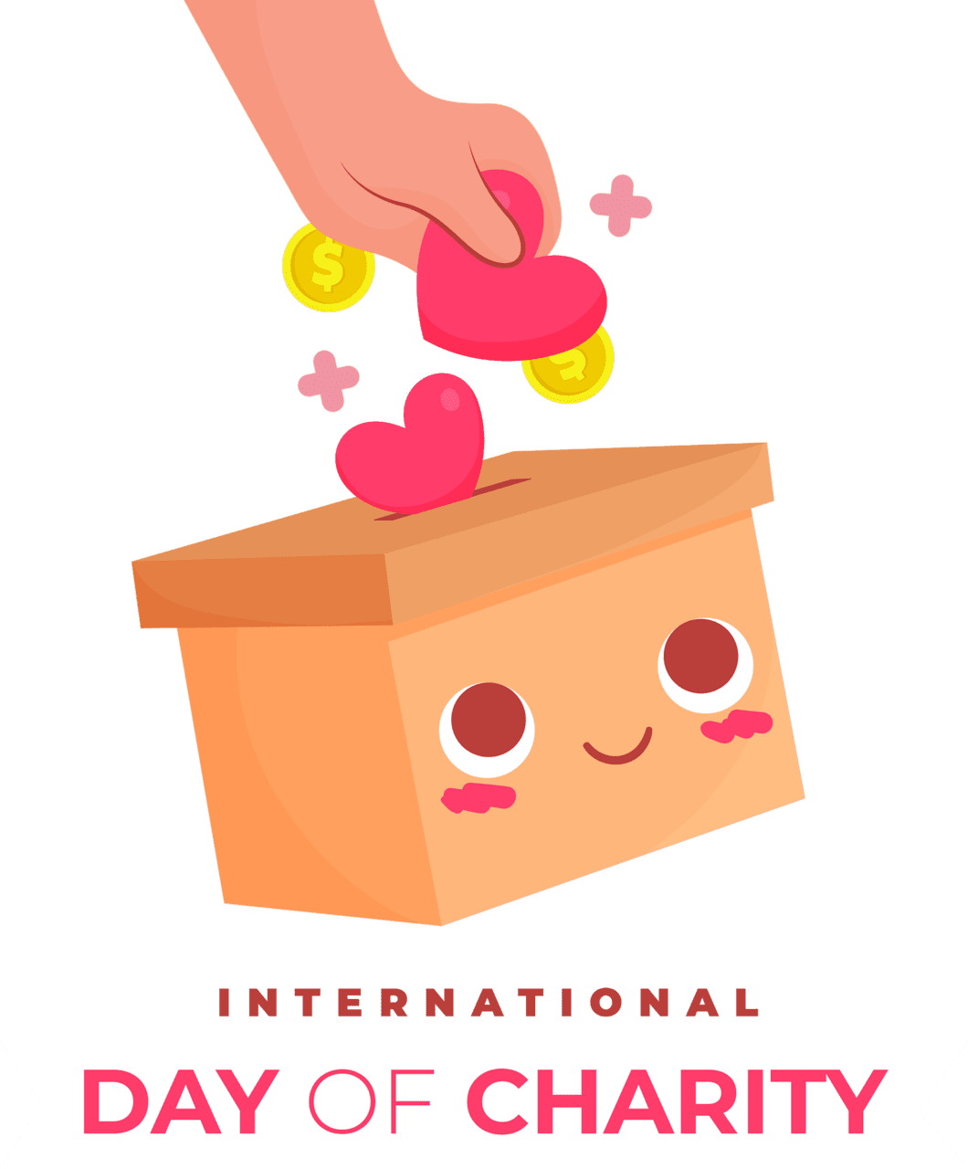 Box charity clipart shape free