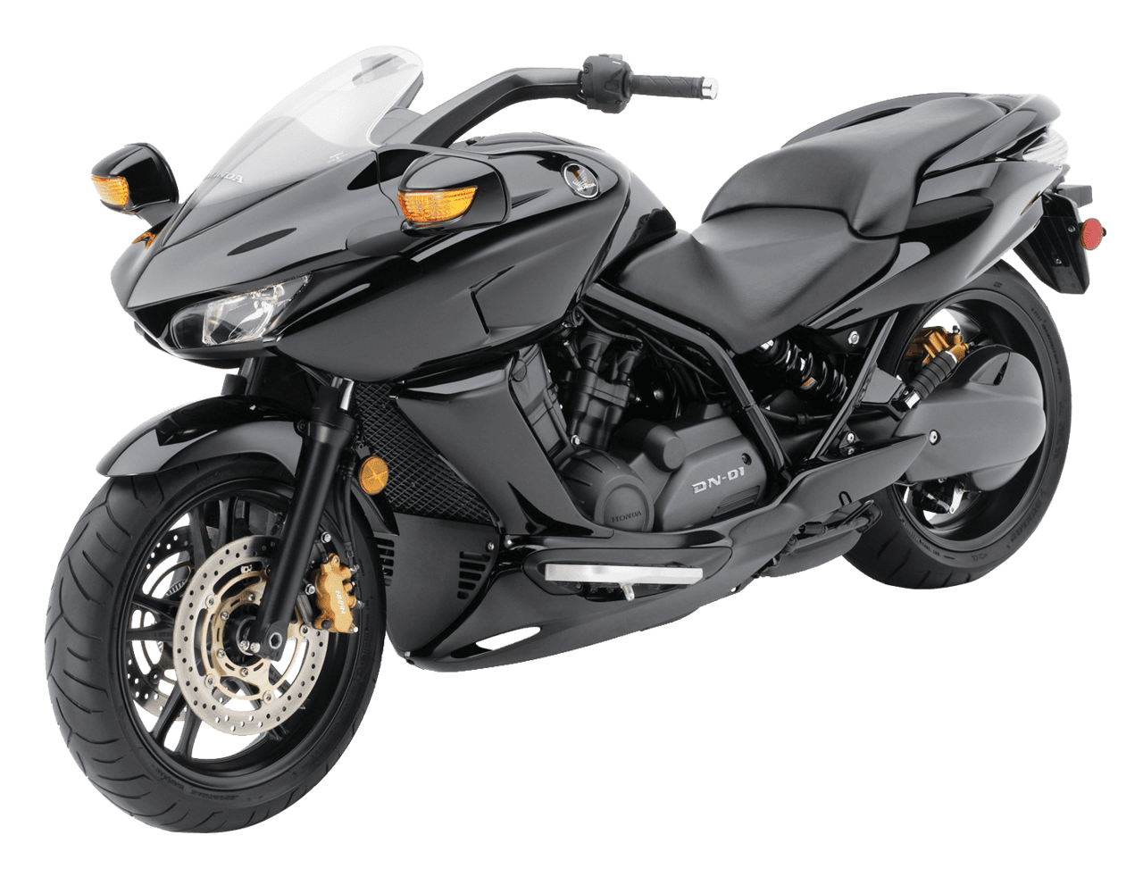 Motorcycle black honda dn clipart free