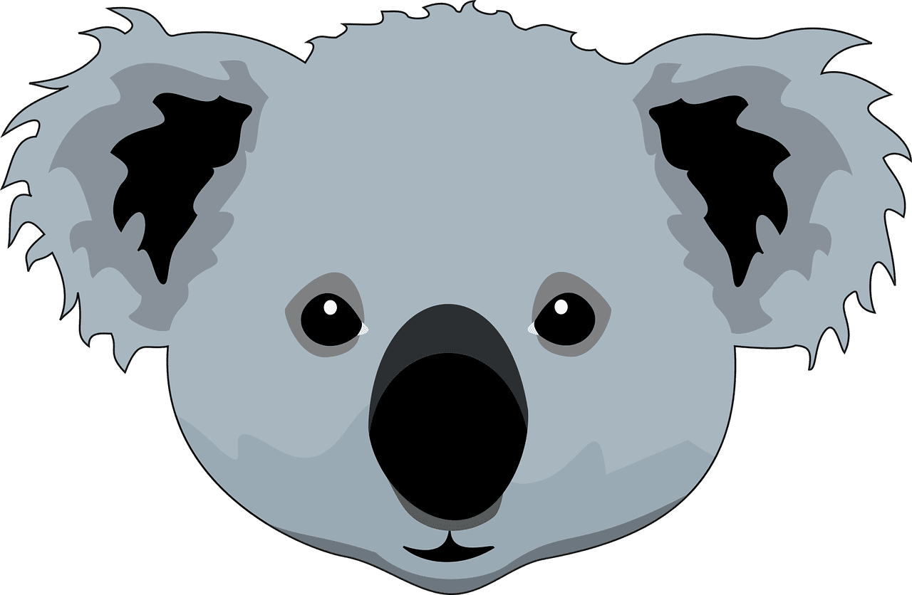 Koala australia animal vector graphic clipart