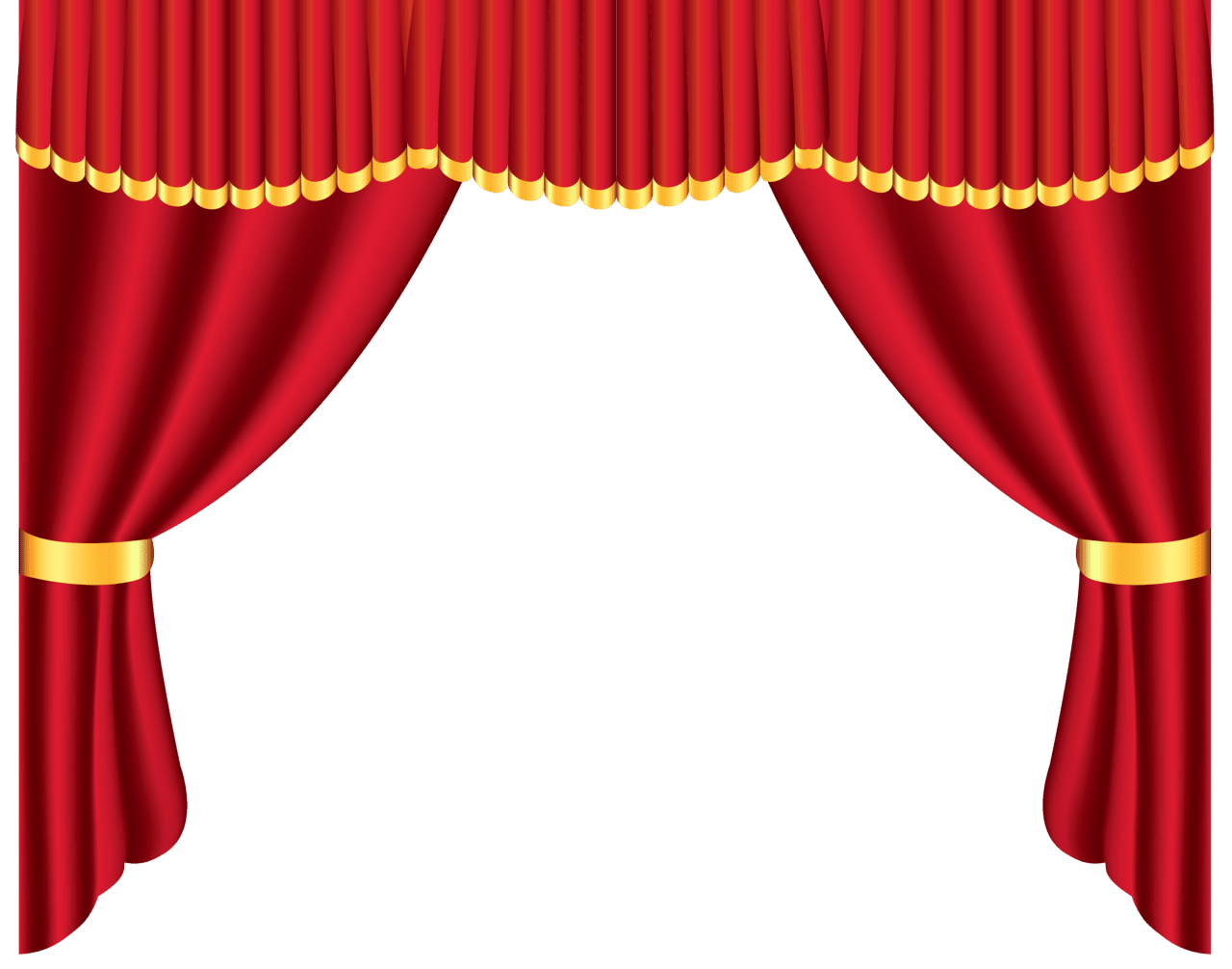 Carnival red curtain clipart clip art