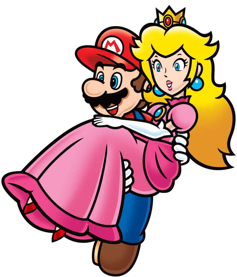 Mario carrying peach by famousmari deviantart clipart picture